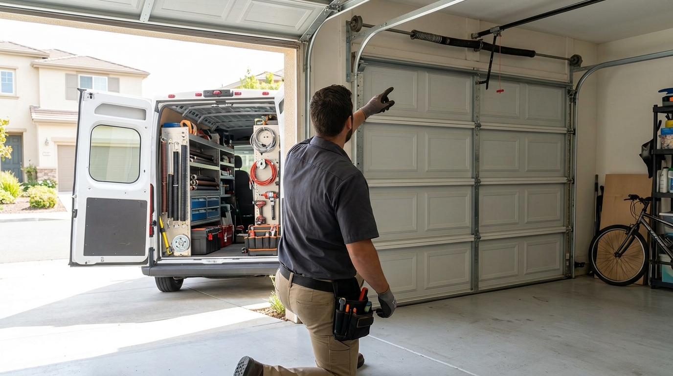 Spring Safety for San Mateo Garage Doors service photo