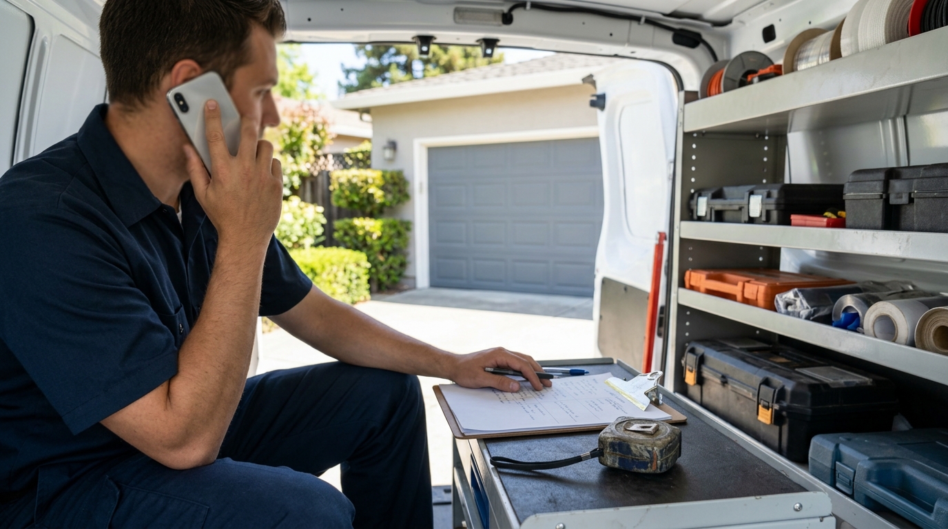 Contact San Mateo Garage Door service photo