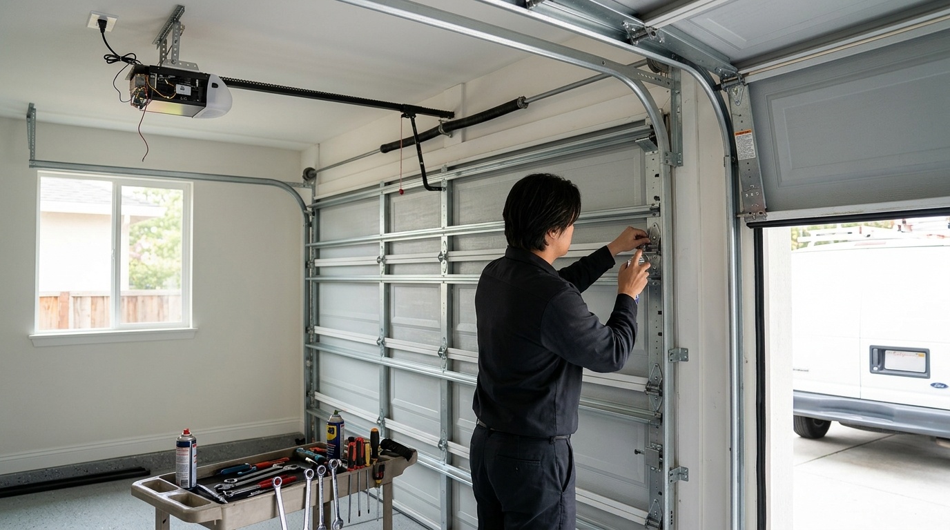 Garage Door Maintenance Tune-Up