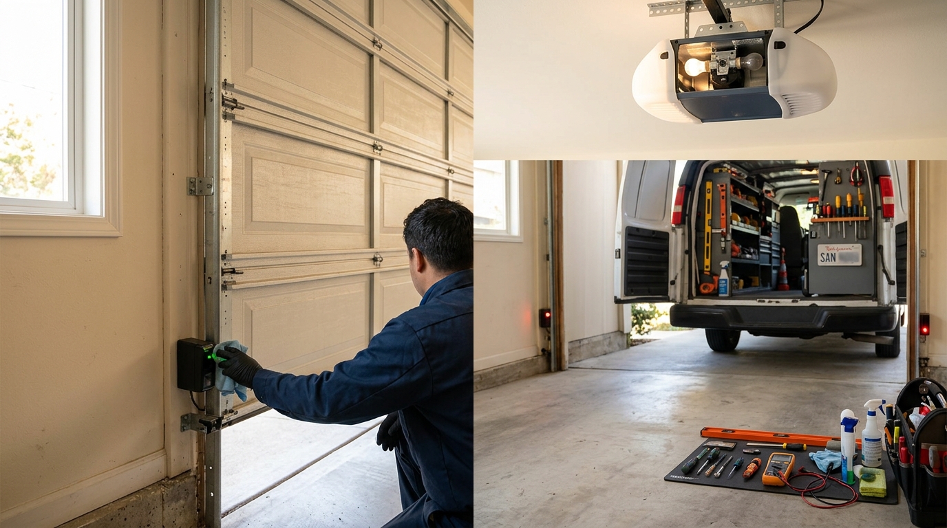 Garage Door Safety Sensor Guide service photo